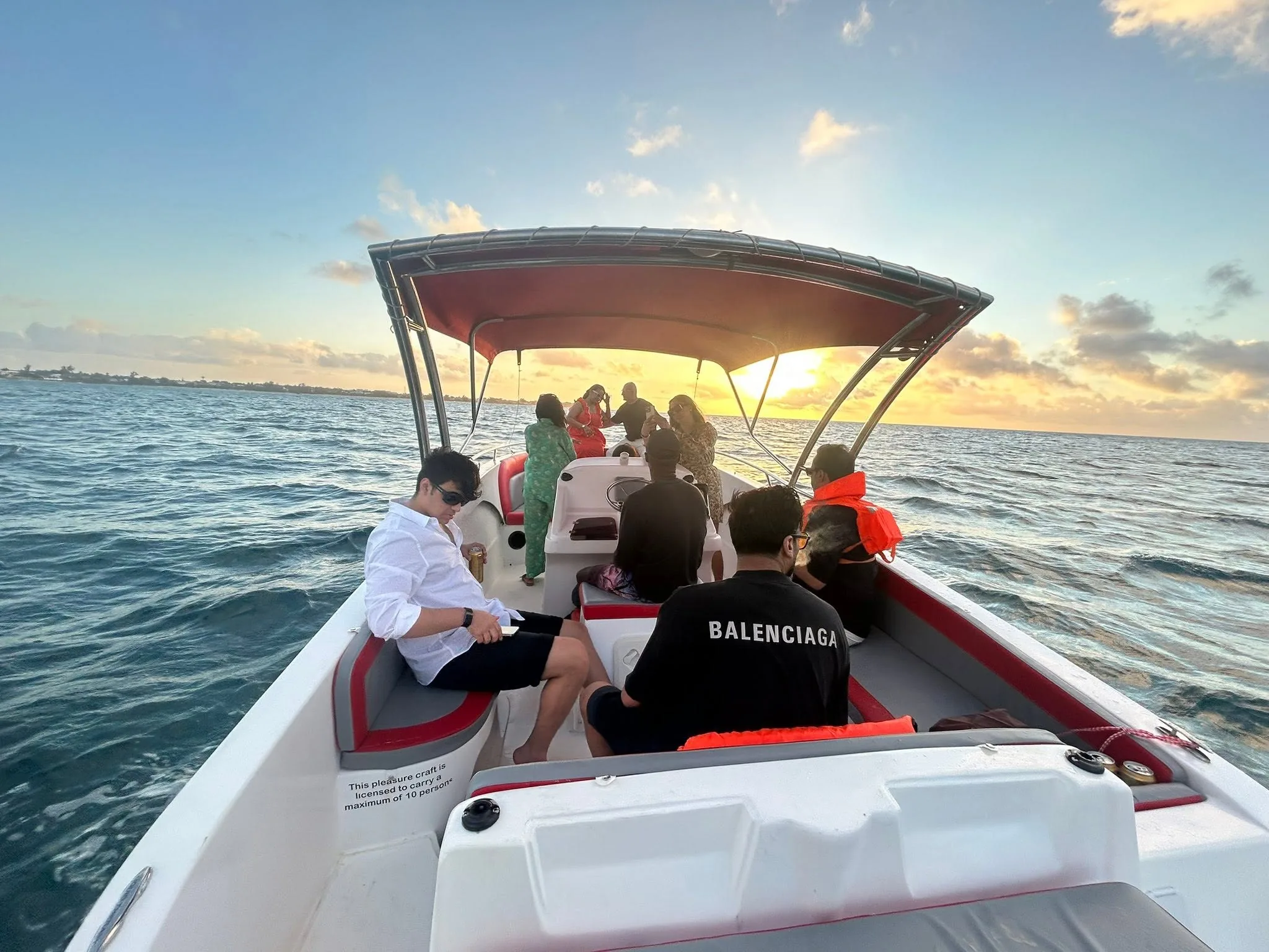 Croisière au coucher du soleil à Maurice