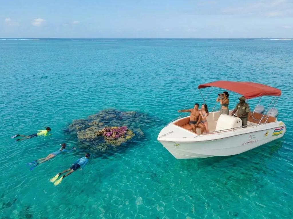 Sortie snorkeling dans le lagon de Maurice