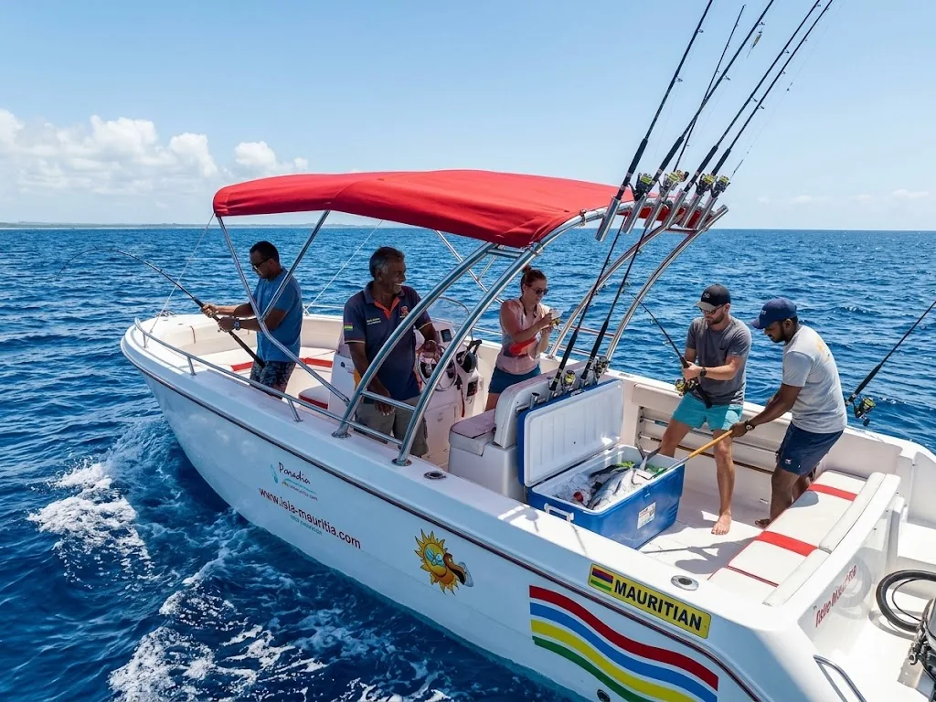 Équipage en sortie pêche en mer